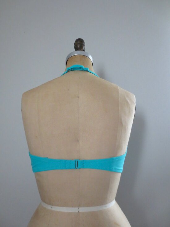 Old Navy 4-Way Convertible Teal Blue Bikini Top - NWOT - Picture 5 of 13